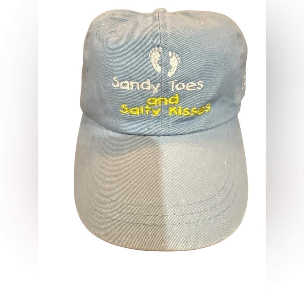 Unisex Sandy Toes and Salty Kisses Adult Cap One size fits all